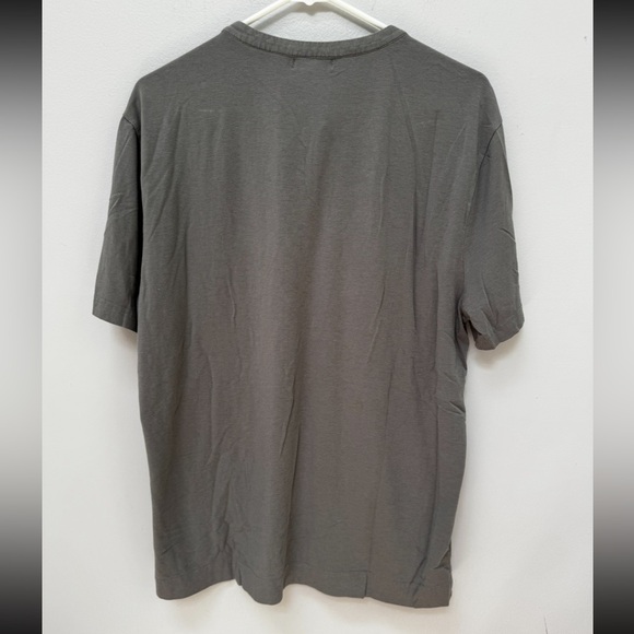 Paige Men's Gray Henley Short Sleeve Shirt in Large - Picture 4 of 4